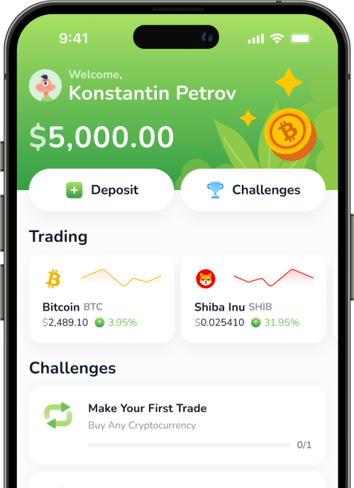 Crypto Stars app